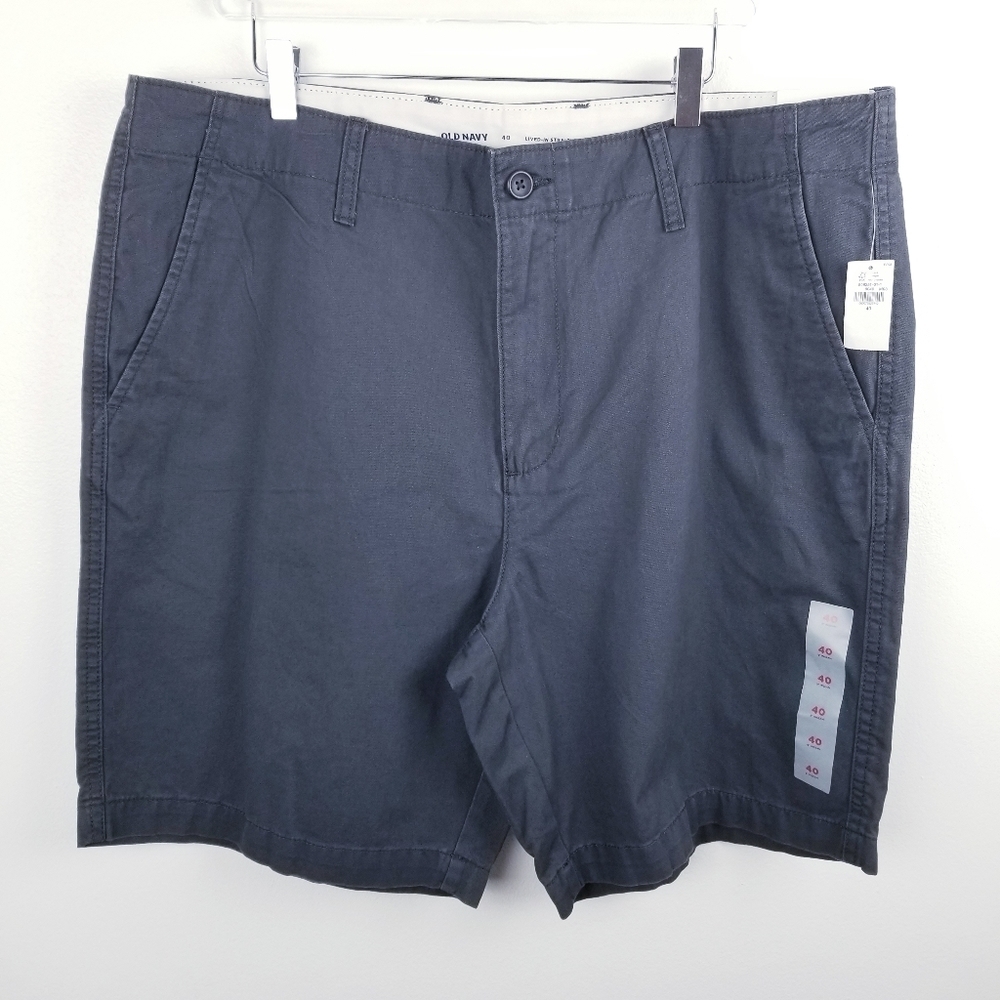 Old Navy #808251 Lived-In Straight Dark Gray Shorts NWT size 40